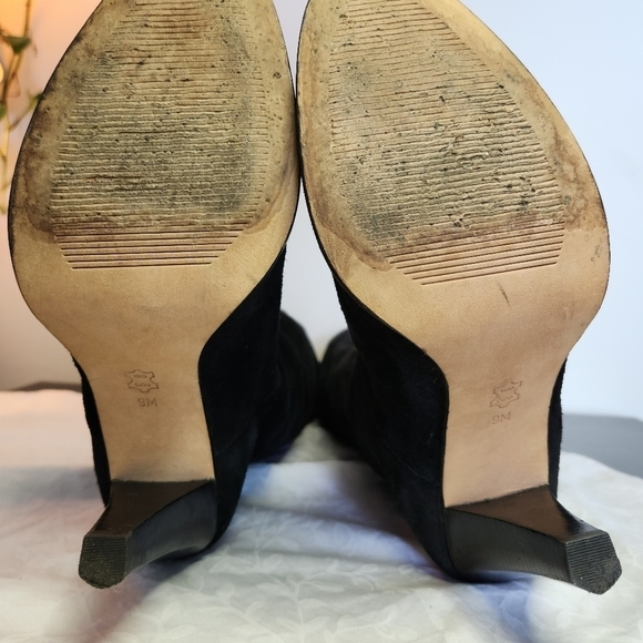 MMK knee high black leather boots - Picture 7 of 9